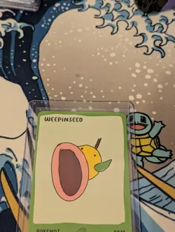 Pokenot 151 Weepinseed 0070 Dysfunctional Passholders Pokemon Parody NM Card - Image 2