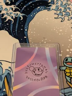 Pokenot 151 Rhyhorn Rhino 00111 Dysfunctional Passholders NM Card Pokemon Parody - Image 5