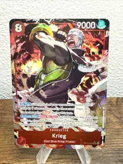 Krieg OP15-008 SR Alt Art Adventure On Kami’s Island | One Piece Card English - Image 1