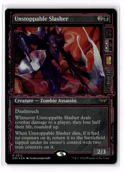 Unstoppable Slasher (Showcase) 312 Duskmourn: House of Horror Foil NM - Image 1