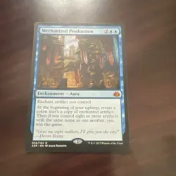 Magic: The Gathering Mechanized Production x2 Enchantment Aura Aether Revolt Bl… - Image 2