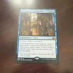 Magic: The Gathering Mechanized Production x2 Enchantment Aura Aether Revolt Bl… - Image 4