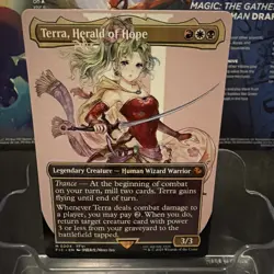 Mtg. Terra, Herald of Hope. Borderless. Final Fantasy. Pack Fresh non foil - Image 1