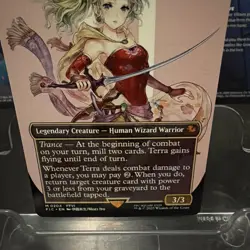 Mtg. Terra, Herald of Hope. Borderless. Final Fantasy. Pack Fresh non foil - Image 4