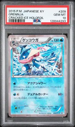 POKEMON GRENINJA 209/XY-P PROMO - CRACKED ICE - JAPANESE PSA 10 GEM MINT - Image 1