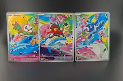 Pokemon TCG First Partner 30th Anniversary Promos 7th Gen Starter 043/044/045 - Image 1