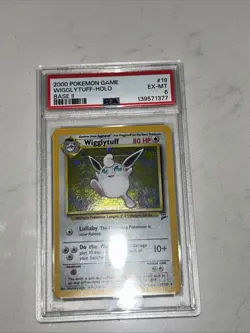 Wigglytuff 19/130 Holo Rare Pokemon Base Set II - Image 1