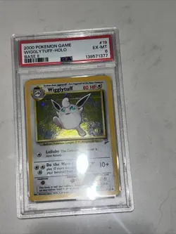 Wigglytuff 19/130 Holo Rare Pokemon Base Set II - Image 2