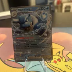 Blastoise ex 009/165 Scarlet & Violet 151 SV Holo Double Rare Pokemon TCG NM - Image 1