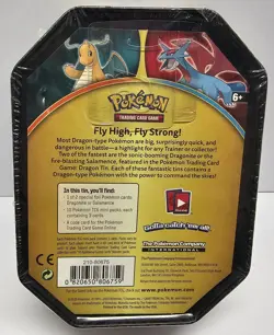 Pokemon Tcg 2020 Dragonite Tin w/ 10 Mini Packs SEALED Mini Pack - Image 2