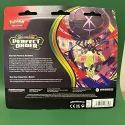 Pokemon TCG: Mega Evolution—Perfect Order Triple Pack 3 Booster Packs Chikorita - Image 2