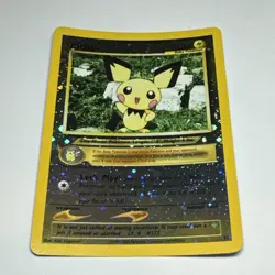 Pokemon 2001 Promo Pichu Reverse Holo Black Star WOTC 35/53 - Image 1