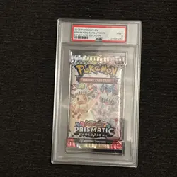 Pokemon S&V Prismatic Evolutions Eevee & Sylveon Booster Pack PSA 9 Mint - Image 2