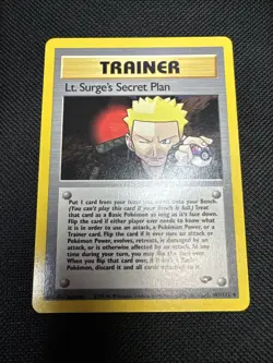 Pokemon Lt. Surge's Secret Plan 107/132 Gym Challenge Rare - Image 1