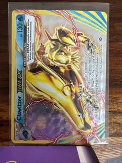 Clawitzer BREAK 35/114 BREAK Rare Steam Siege Pokemon Holo Near Mint - Image 1