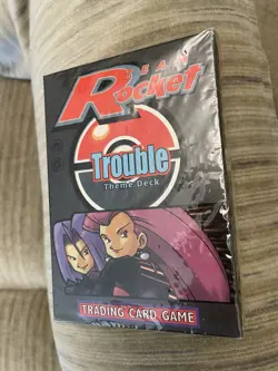 Pokemon Team Rocket Trouble Theme Deck Factory Sealed - Image 1