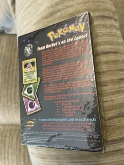 Pokemon Team Rocket Trouble Theme Deck Factory Sealed - Image 2