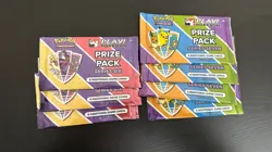 Pokemon TCG Series Six and Seven Prize Pack Lot - 7 Sealed Packs - Image 1