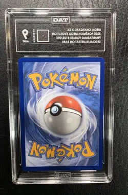 Mega Charizard X EX 2025 125 Pokemon Mega Evolution Phantasmal Flames TAG 9 - Image 2