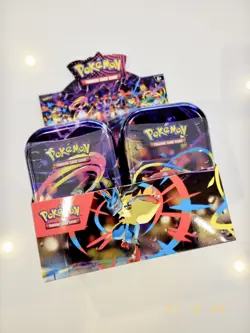 Pokemon TCG Mega Evolution Mini Tin Display CDU 10 SEALED | DESTINED RIVALS | ME - Image 1