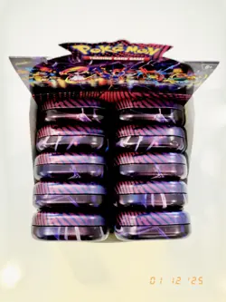 Pokemon TCG Mega Evolution Mini Tin Display CDU 10 SEALED | DESTINED RIVALS | ME - Image 2