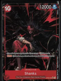 Shanks (004) (Alternate Art) OP09-004 One Piece Emperors in the New World NM - Image 1