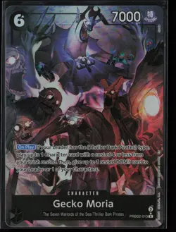 Gecko Moria (Alternate Art) PRB02-013 One Piece Premium Booster Vol. 2 NM - Image 1