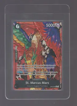 ST. MARCUS MARS ALTERNATE ART OP13-091 CARRYING ON HIS WILL ONE PIECE FOIL NM/M - Image 1
