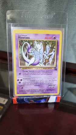 Mewtwo Blackstar Promo #12 Pokemon Card Vintage WOTC - Image 1