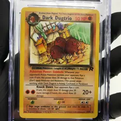 CGC 9.5 Pokemon Card Dark Dugtrio 23/82 Team Rocket 2000 English Karte [9.5] - Image 3