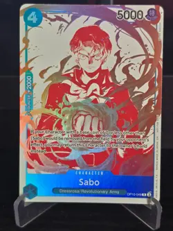 One Piece Card Game - Sabo (3rd Anniversary Promo) OP10-049 R - NM - Image 1