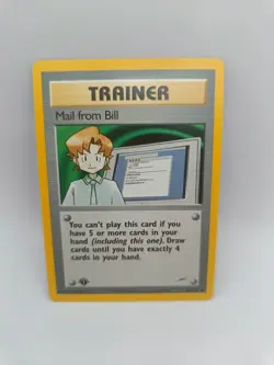 105/105 Mail From Bill Neo Destiny Pokemon Card WOTC 1st edition Light Played - Image 1