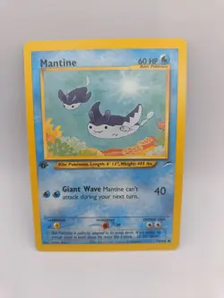 Mantine 74/105 1st Edition Neo Destiny Common Pokemon card Light Play - Image 1