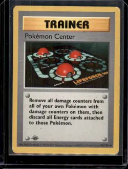 Pokemon Center Trainer 85/102 - 1st Edition Wotc Base Set Card - Image 1