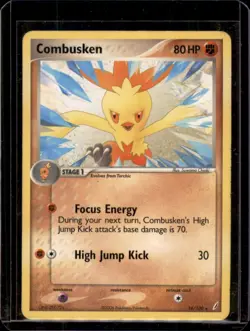 Combusken 16/100 Ex Crystal Guardians Rare Pokemon Card - MP - Image 1