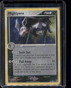 Mightyena Holo 12/107 - EX Deoxys -Pokemon Card - HP - Image 1