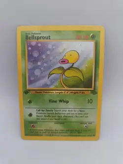 Bellsprout 49/64 1st Edition WOTC Jungle Set Pokemon Card Heavy Played - Image 1