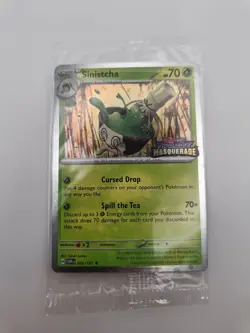 Sealed 022/167 Sinistcha (Best Buy Exclusive) - Twilight Masquerade Promo Card - Image 1