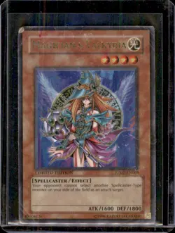 Magician’s Valkyria Ultra Rare Limited Edition JUMP-EN009 YuGiOh Card HP #2 - Image 1