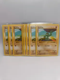 Machop 52/102 SHADOWLESS Base Set Pokemon Card Common - Image 3