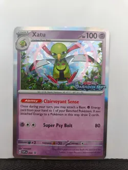SVP059 Xatu Pokemon Scarlet And Violet Paradox Rift Pre Release Promo Card - Image 1