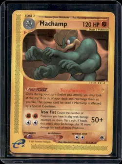 Machamp 51/165 Non Holo Expedition Pokemon Card - HP - Image 1
