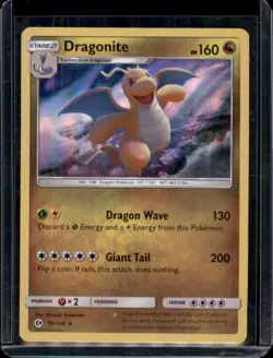 Dragonite 96/149 Sun & Moon 2017 Holo Rare Pokemon Card - MP - Image 1