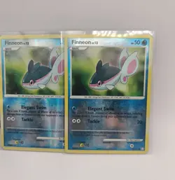 Finneon 83/123 Mysterious Treasures Reverse Holo Pokemon Card - Image 3