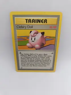 Clefairy Doll Original Base Set Rare 70/102 Pokemon Card WOTC *HP* - Image 1
