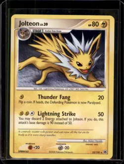 Jolteon 23/100 Majestic Dawn Pokemon Card - Non Holo - MP - Image 1