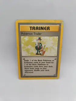 Pokemon Card Pokemon Trader 77/102 Rare Base Set WOTC Trainer HP - Image 1