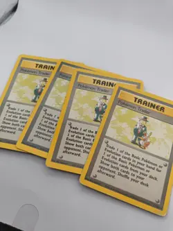 Pokemon Card Pokemon Trader 77/102 Rare Base Set WOTC Trainer HP - Image 3