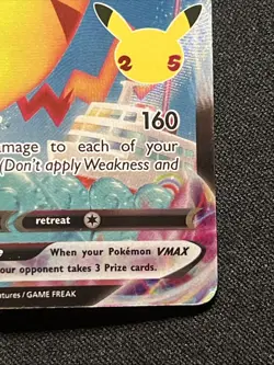 Pokemon Surfing Pikachu VMAX Ultra Rare Full Art Holo Celebrations 009/025 Card - Image 3