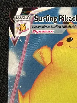 Pokemon Surfing Pikachu VMAX Ultra Rare Full Art Holo Celebrations 009/025 Card - Image 5
